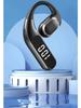 Bluetooth Wireless Stereo Ear-Hook Headset with Digital Display - Universal Fit