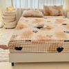 Fluffy Plush Fitted Bed Sheet Cartoon Long Hair Fleece Bed Cover for Double Bed Fundas De Colchón Winter Warm Mattress Cover