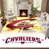 Cleveland Cavaliers Carpet Door Mat for Living Room or Bedroom Protective Mat Under Chair Office Decoration Christmas Gift Birthday Present