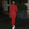 Damen Hochgeschlossener Bestickter Fitness-Jumpsuit - Stretch, Schlankmachend, Reißverschluss Design 2026