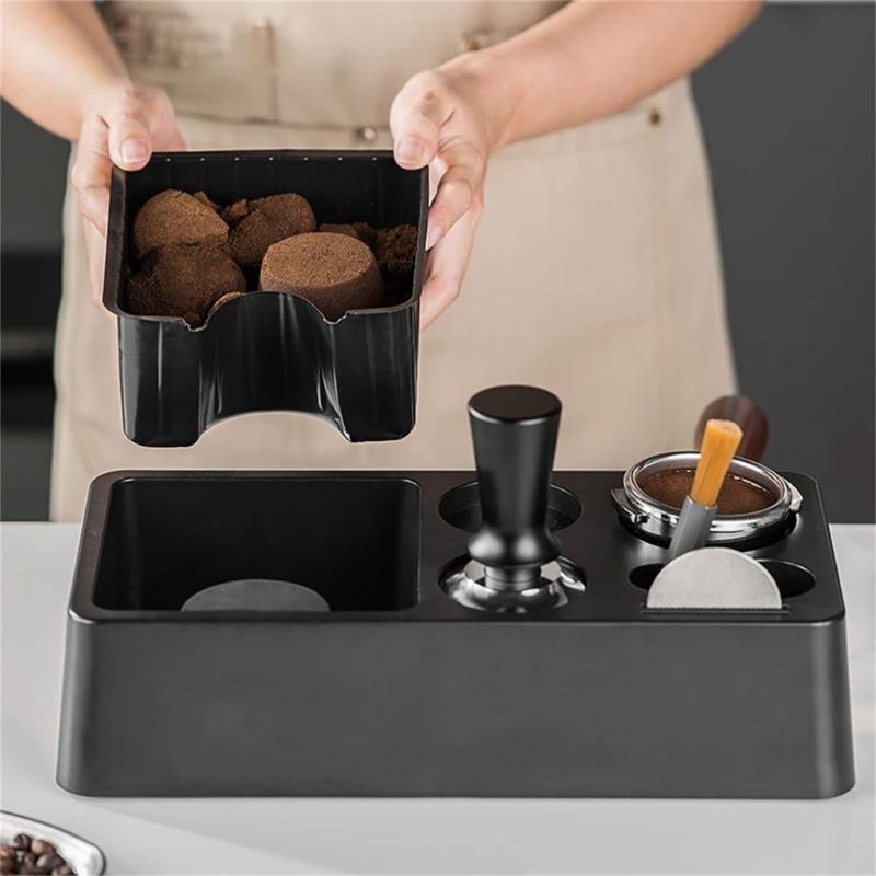 51/53/58mm Coffee Tamper Holder Support Base Espresso Tamper Mat Station Filter Stand  Coffee Accessories