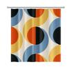 Nordic Wind Abstract Art Boho Shower Curtain Waterproof Polyester Bath Curtain Morandi Color Block Curtains For Bathroom Decor