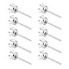 Multipacks Sturdy Stainless Steel Earring Posts Decoration for Sensitive Skin and Professional Jewelry Crafting