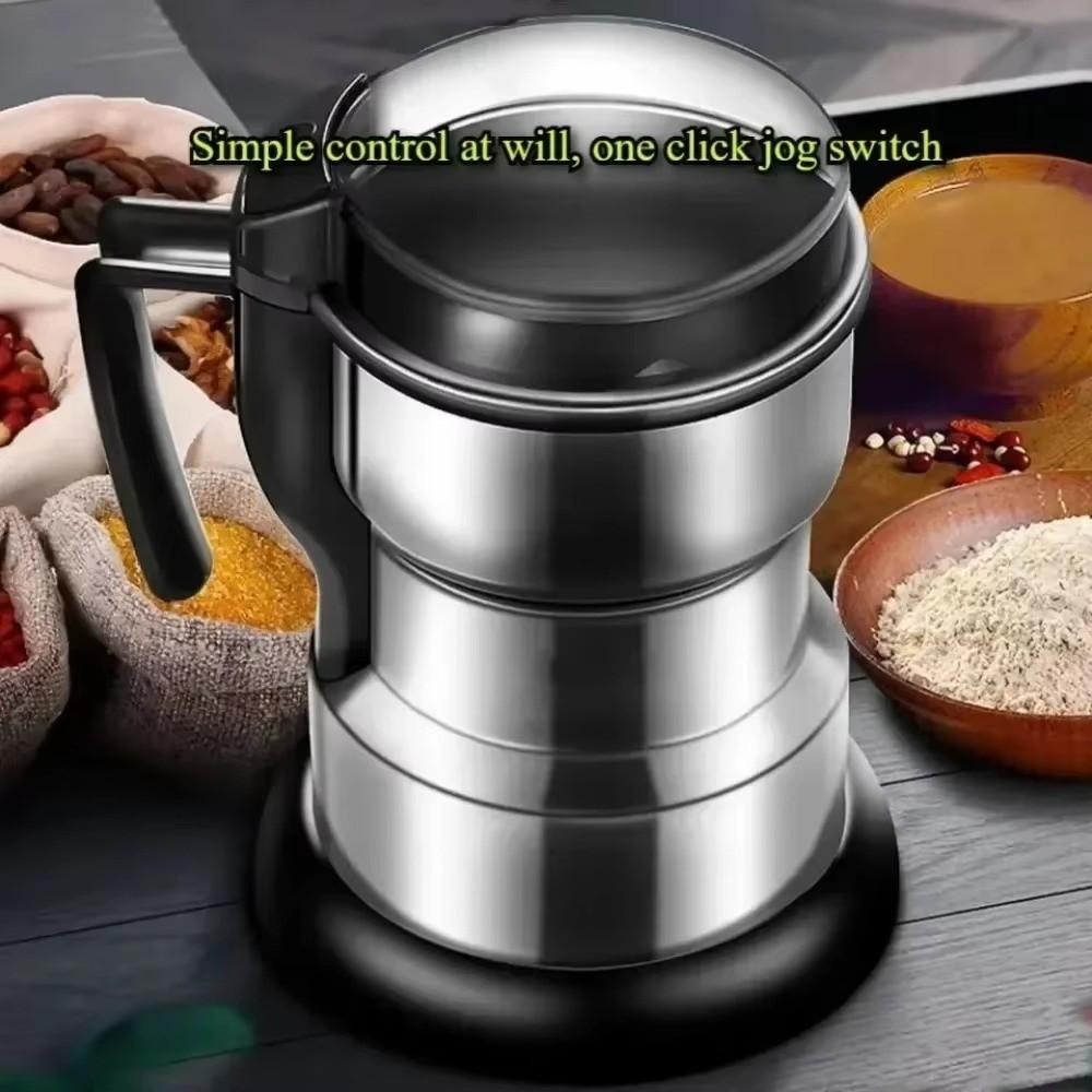 Stainless Steel Nuts Grain Grinder High Power Food Supplement Machine  Coffee Beans