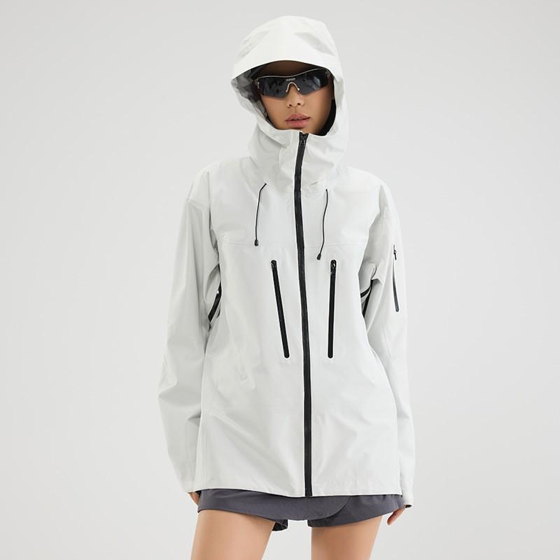 Men Women Waterproof Breathable Hardshell Jacket With Removable Down Liner Hiking Camping Outdoor Adventure All Season
