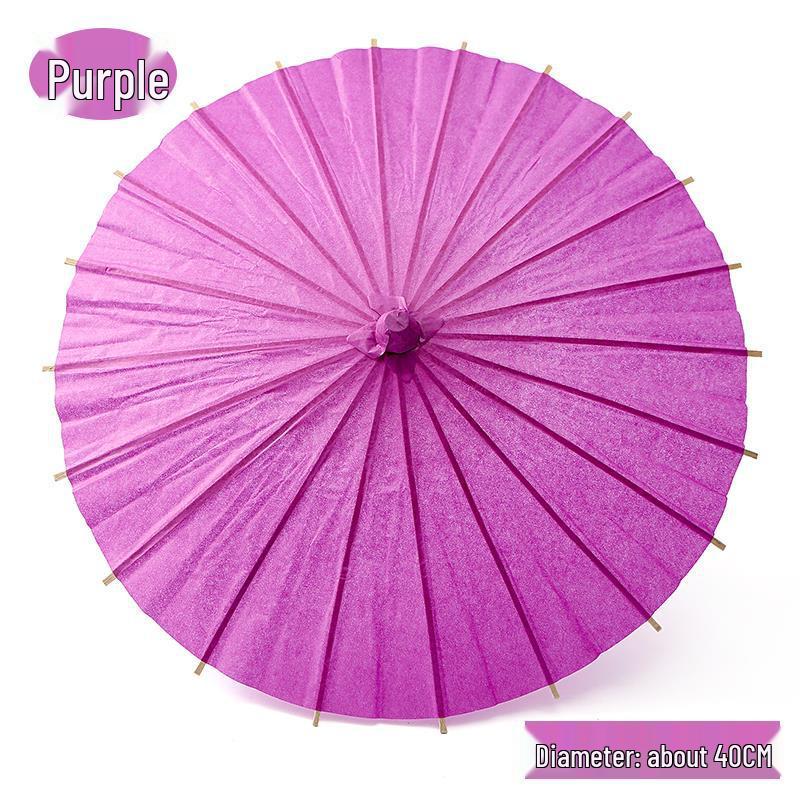 Handmade Children's Oil Paper Umbrella - Chinese Intangible Cultural Heritage, Small Flower Pattern, Ancient Style, Graffiti Material