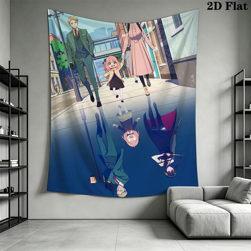 Family Comedy Wall Tapestry Tapestry Background Cloth Fashion Print Wall Decoration Background Cloth Christmas Gift