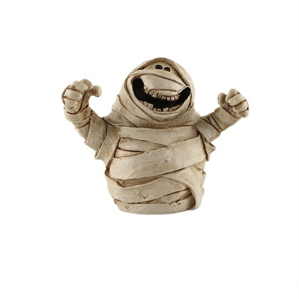 Resin Pumpkin Head Ornaments Tide Play Desktop Decorations New Scene Decoration  Halloween