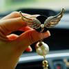 MR TEA  Diamond Metal Crown Cross Rabbit Car Styling Air Freshener Perfume For Car Air Condition Vent Smell Toys Accrssories
