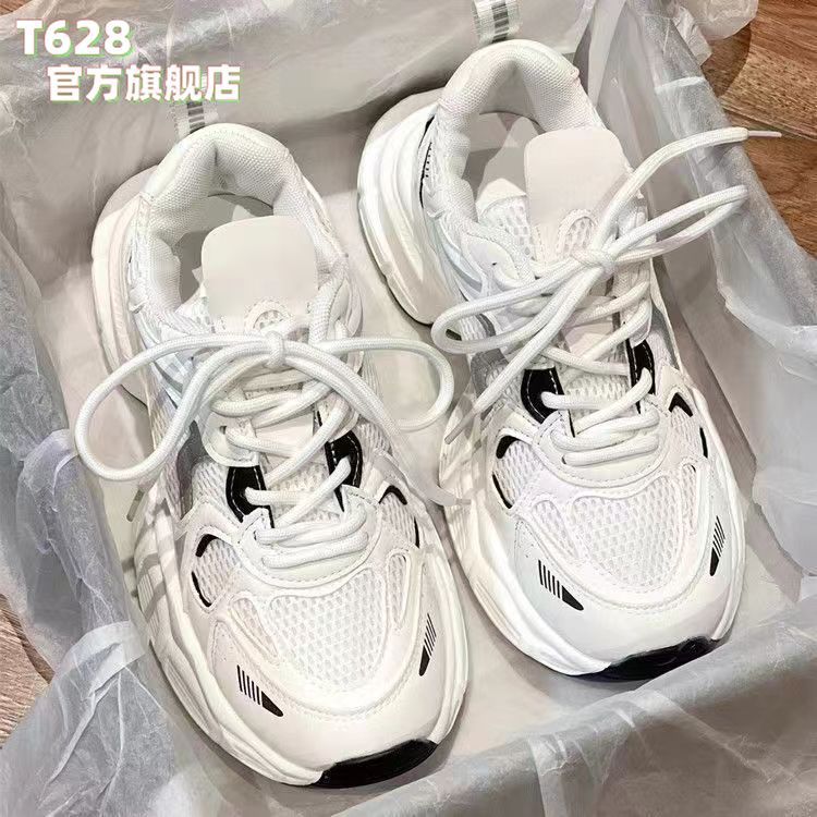 

Женская обувь летняя сетчатая обувь летняя дышащая повседневная спортивная обувь универсальная платформа белая обувь 36 белый