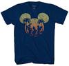 2025 Disney Loose and Comfortable Leisure Mickey Animation Printed Cotton Leisure T-shirts with Short Sleeves with Men and Women