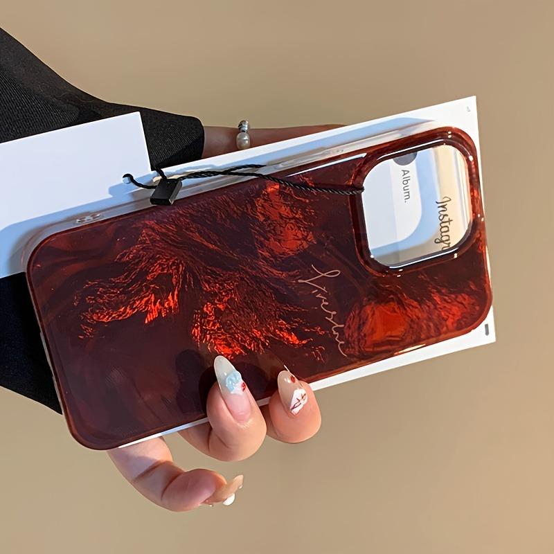 Advanced Retro Red Blending Phone Case For iPhone 11 12 13 14 15 16 17 Pro Max XS X XR 7 8 Plus 16E 17 Air Shockproof Back Cover