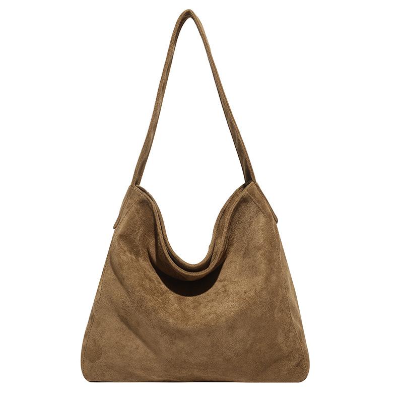 Autumn and Winter Leopard Print Bag Women's New Retro Fashion Large-capacity Shoulder Bag Commuter Tote Bag