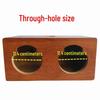 Dual 5-inch Wooden Car Audio Speaker Cabinet Subwoofer Box