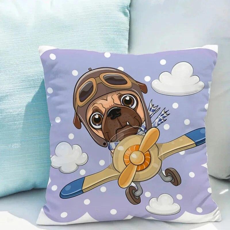 

Чехол для дивана для офиса, гостиной, роскошное украшение для дома, наволочка для собаки, милая наволочка с принтом 40x40cm
