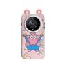 KEYSION Cute Ear Cartoon Case for HONOR X9b 5G with Lanyard Soft Silicone+PC Shockproof Phone Cover for Huawei Magic 6 Lite 5G