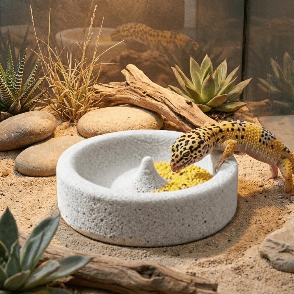 Wear-resistant Parrot Paw Grinding Bowl Anti-Spill Guinea Pigs Food Dish Cage Accessories