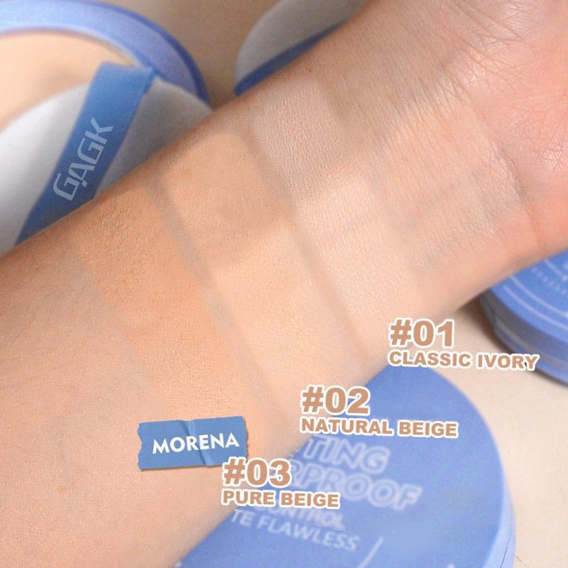 Gagk Matte Wet Dry Use Pressed Powder Long Lasting Waterproof Sweatproof