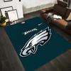 Philadelphia Eagles Logo Rug Design Non-slip rug suitable for living room and bedroom sofas