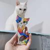 Enchanting Cat Acrylic Fridge Magnets Bottle Opener Embossing Hot Stamping Refrigerator Magnets Sticker Gift Home Decoration