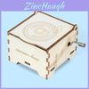 Wooden Assembly Hand Cranked Music Box Children Puzzle Toy Set For Science Learning