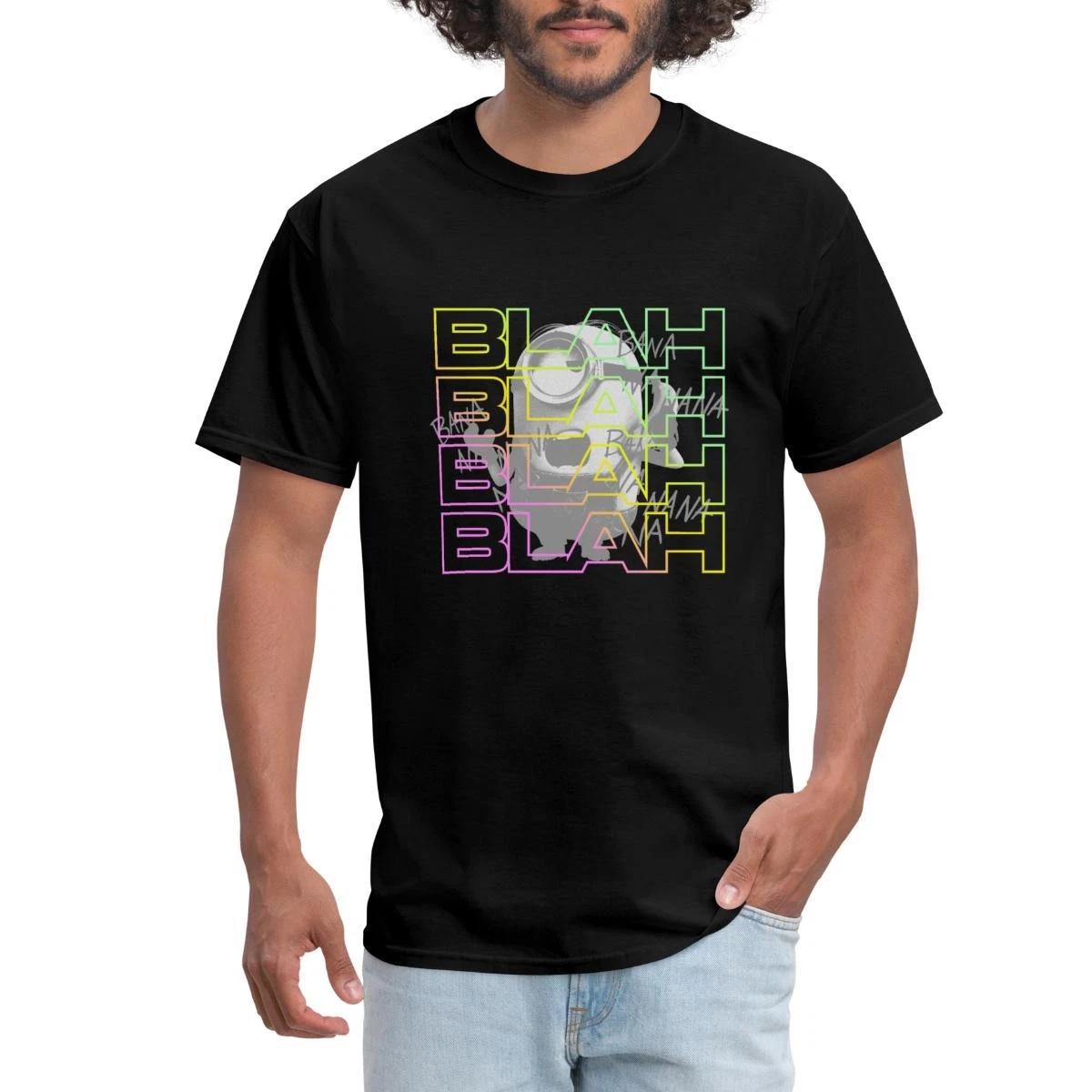 Minions Stuart Blah Blah Blah Men s T-Shirt S