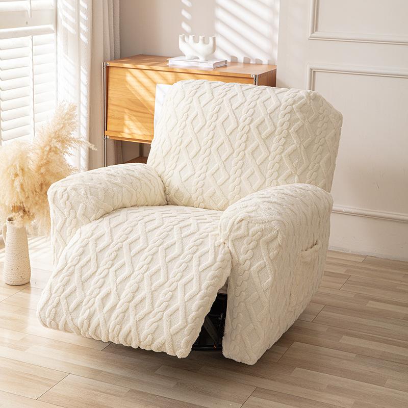 Dubbelsidig Jacquard Komfort Sammet Chivas Regal Sofföverdrag Hög Elasticitet Allomfattande Förstorat Chivas Regal Massage Solstol Överdrag