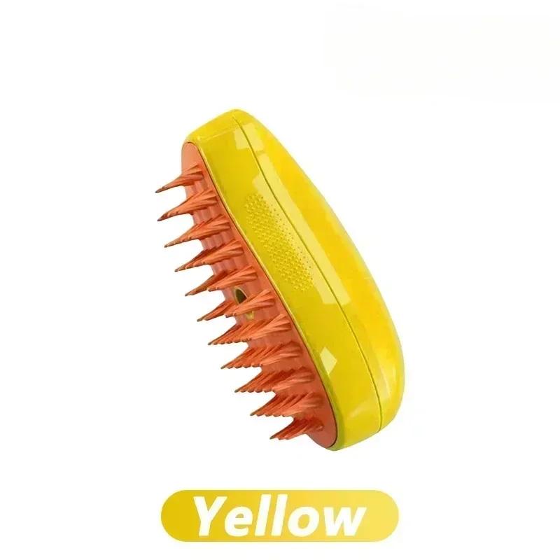Dog And Cat Steam Brush Pet Electric Spray Massage Comb Anti-Flying Massage Bath Grooming Comb With Usb Spray Water Spray Soft