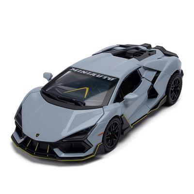 1:32 Simulation Lamborghini Revuelto Malissa Modified Alloy Model Car Ornament Power Back Sound and Light Supercar Gift