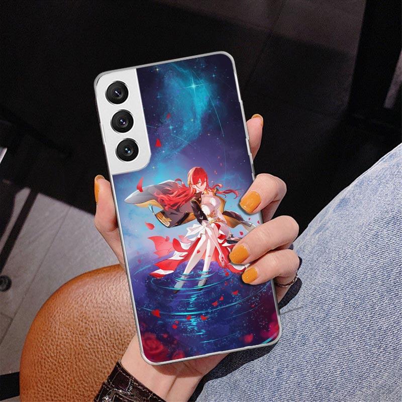 Honkai Star Rail Himeko Phnoe Case for Samsung Galaxy S26 S25 Edge S23 S24 Ultra S22 Plus S21 S20 FE Unique Cover Soft Coque Gal
