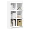Bookshelf White 59 x 30 x 111 cm Engineered Wood