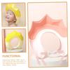 2 Pack Kids Waterproof Shower Cap, Adjustable Ear Protection, Colorful Headband Design, Lightweight & Practical Bathing Cap for Toddlers