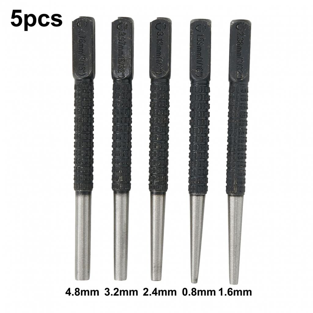 5pcs Nail Punch Nail Punch Door Pin Removal Drill Bit