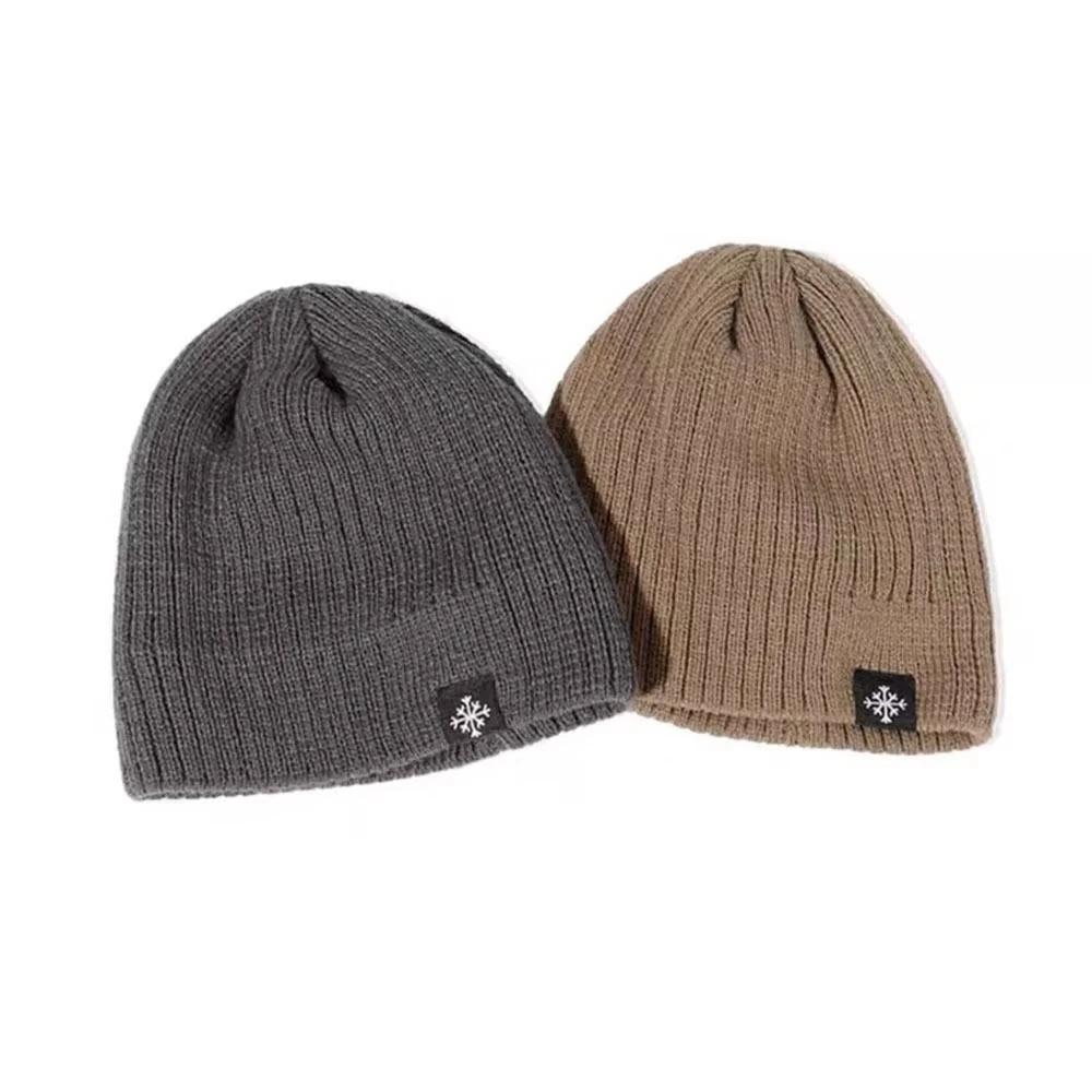 Autumn and winter men's and women's velvet pullover knitted hat loose outdoor warm ear protection thick woolen hat