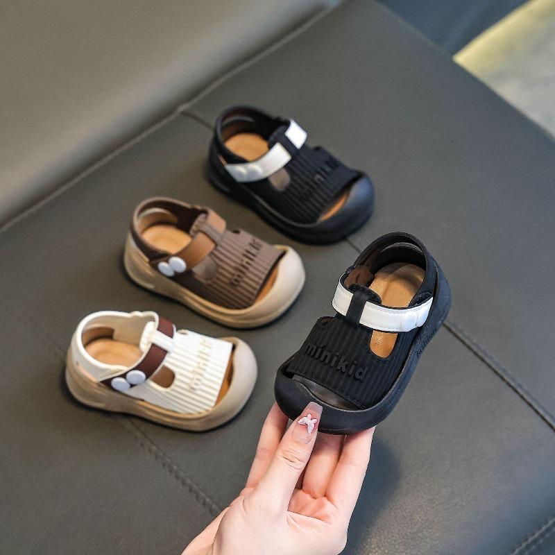 Children Clothing Yulin-001 Boys 25 New Baby Walking Shoes Cute Infant Sandals Anti Collision Non Slip Soft Sole Outdoor Beach Shoes For Kids Cm