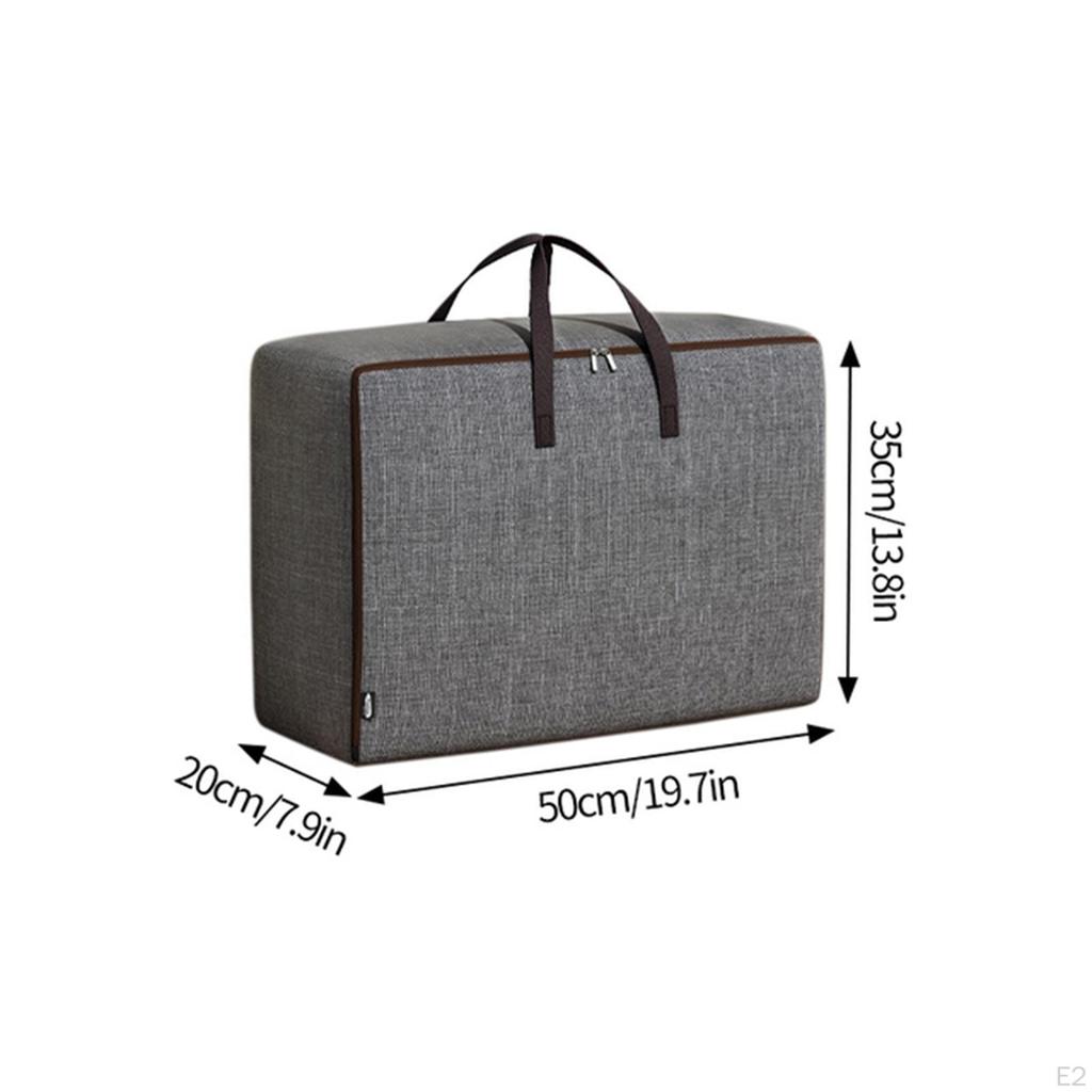 Bins Clothes Storage Bag Blanket Organizer for Bedroom