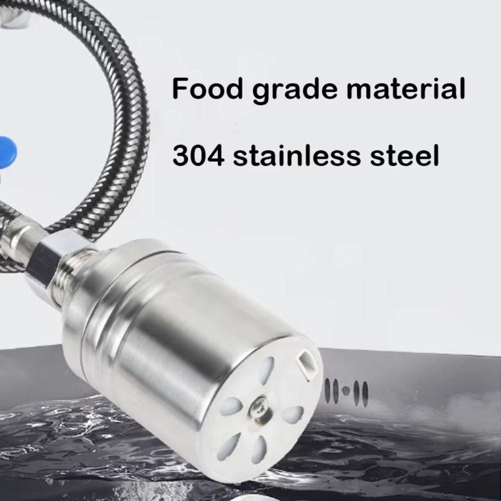 New Stainless Steel Floating Ball Valve 1/2"3/4"1" Automatic Water Level Controller Silver Water Tank Connector Water Intake