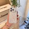 Kawaii Holographic Butterfly Glitter Clear Phone Case For iPhone 15 16 17 Pro Max INS Cute Large Window Shockproof Protective Co