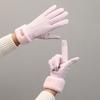 Light Waterproof Women Winter Keep Warm Touch Screen Gloves Not Bloated Fashion Simple Style Thickened
