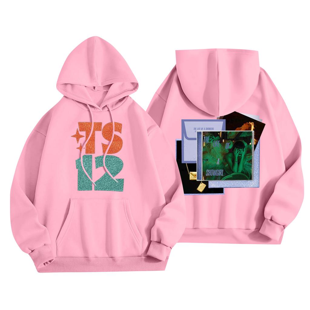 Women's Fashion Lightweight Long Sleeve Pullover With Pockets  Print Hoodie