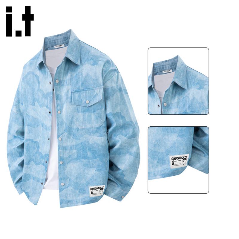 

Men s Retro Lapel Long-Sleeve Casual Shirt L