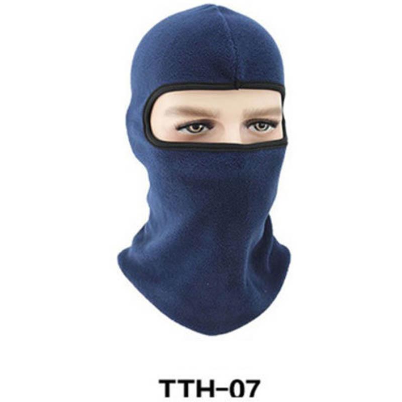 Winter Warm Hood Men's Windproof and Cold-proof Motorcycle Fleece Mask Ski Face Mask Outdoor Cycling Equipment