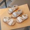 Girls' Sandals2026Summer New Children's Ballet-Style Princess Shoes with Bow and Lace for Baby Girls, Soft Sole Shoes