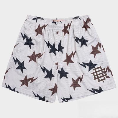 ROADVIBE Basic Short NEW YORK CITY SKYLINE Men's Casual Shorts Fitness Sports Pants Summer Gym Workout Mesh Shorts