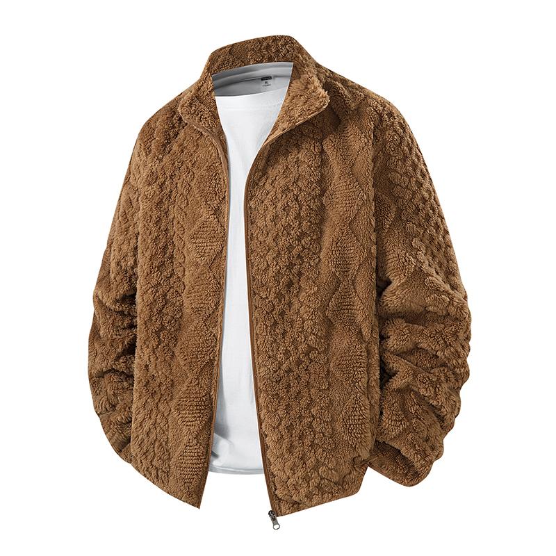 

Sweater, Hoodie, Cotton Jacket Without Hood, Velvet Cotton Jacket, Handsome Imitation Lamb Wool Jacket M дубильная кора
