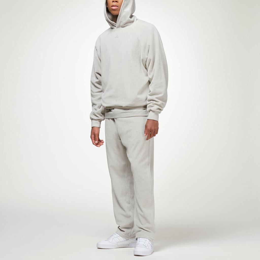 Adidas Originals Trefoil Chapter 02 Hoody Vintage Sport Long Sleeve Hoodie Unisex Tops Metallic-Grey IA3456