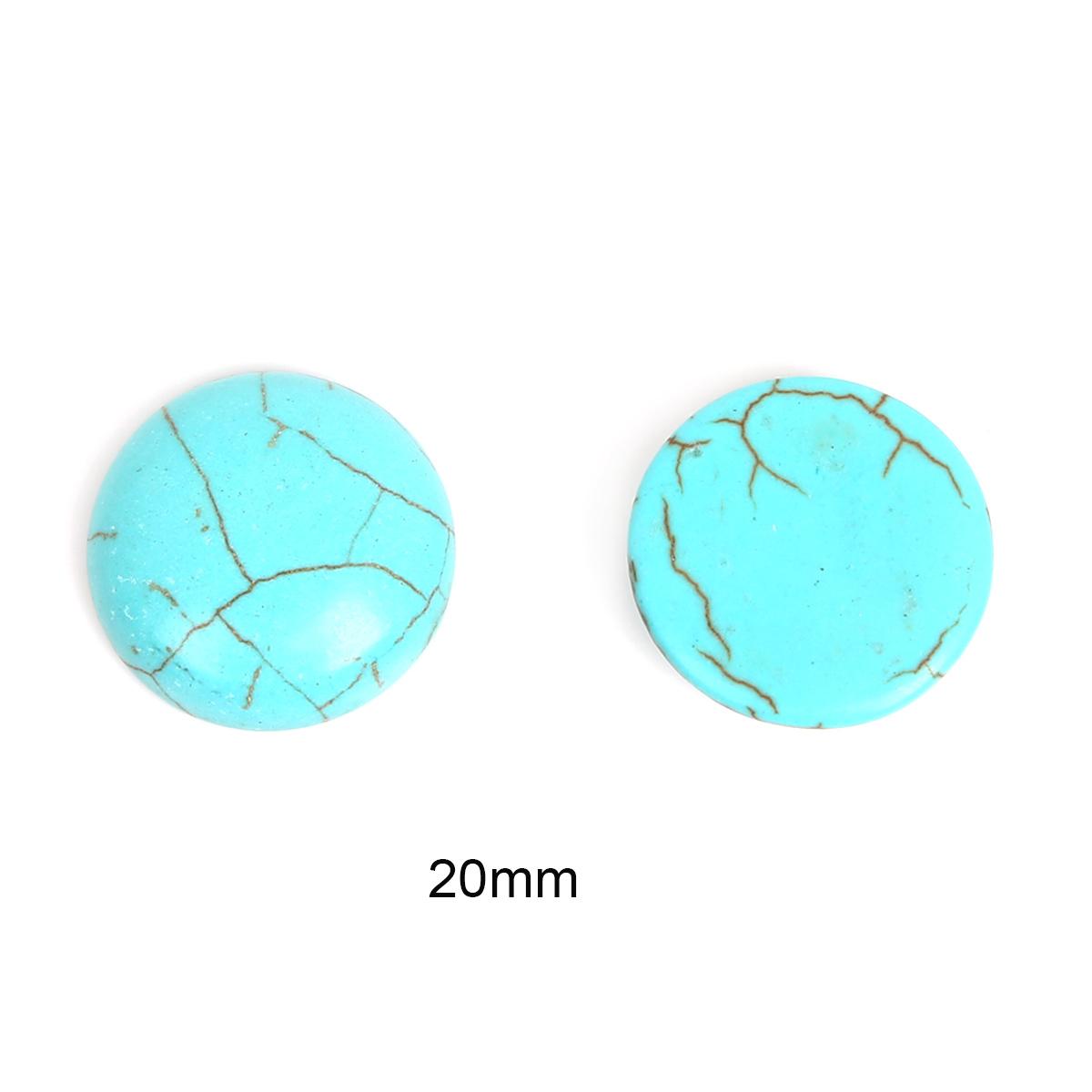 

Синтетические бирюзовые белые бусины с круглым камнем, круглые бусины для изготовления ювелирных изделий, браслет, ожерелье, ножной браслет 20mm 10pcs бирюзовый