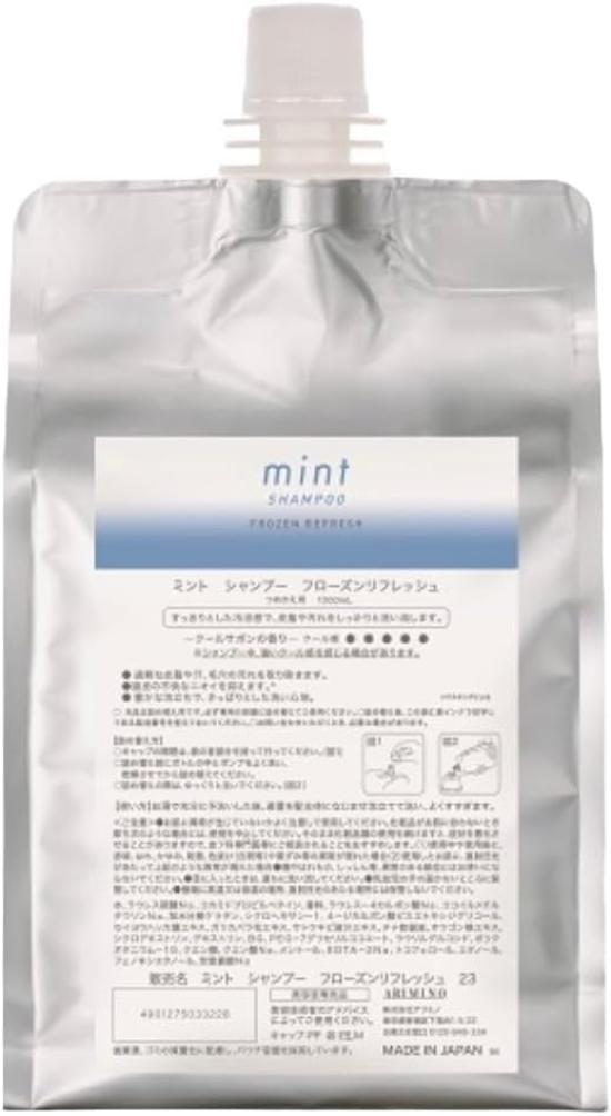 

Mint Shampoo Frozen Refresh 1000ml (Cool Soap Scent)