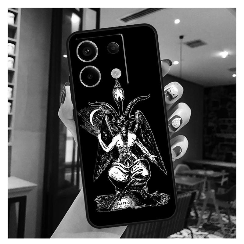 Pentagram Baphomet Satan Case For Xiaomi Redmi Note 13 12 11 9 10 Pro 9S 10S 11S 12S Redmi 13 12 10C 12C 13C Coque