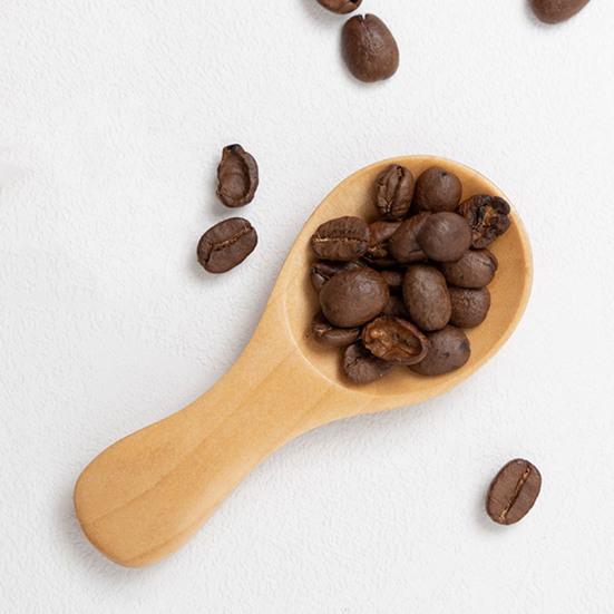 Mini Spoon Heat-Resistant Food Grade Wood Condiment Seasoning Sugar Mini Spoon for Home